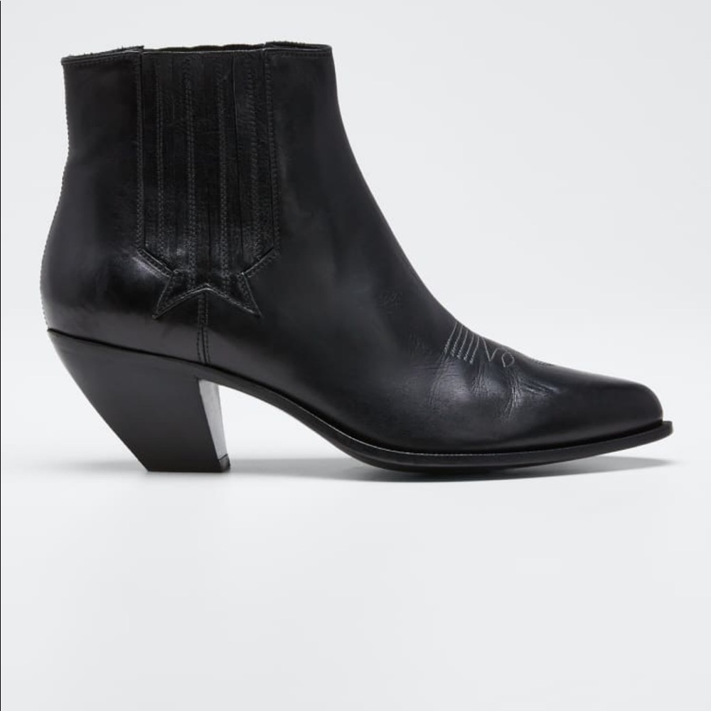 Golden Goose Sunset Western Leather Booties